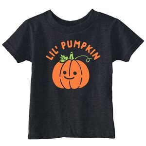Toddler Funny T Shirts Lil Pumpkin Cute Halloween Tee For Young Kids
